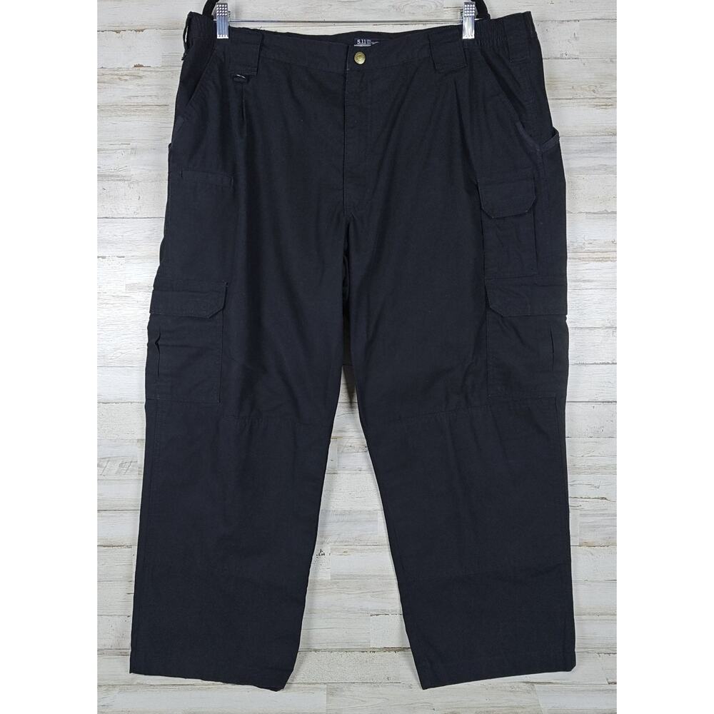 5.11 Tactical Men's Taclite Pro Ripstop Cargo Pants Black Size 42X34 Durable